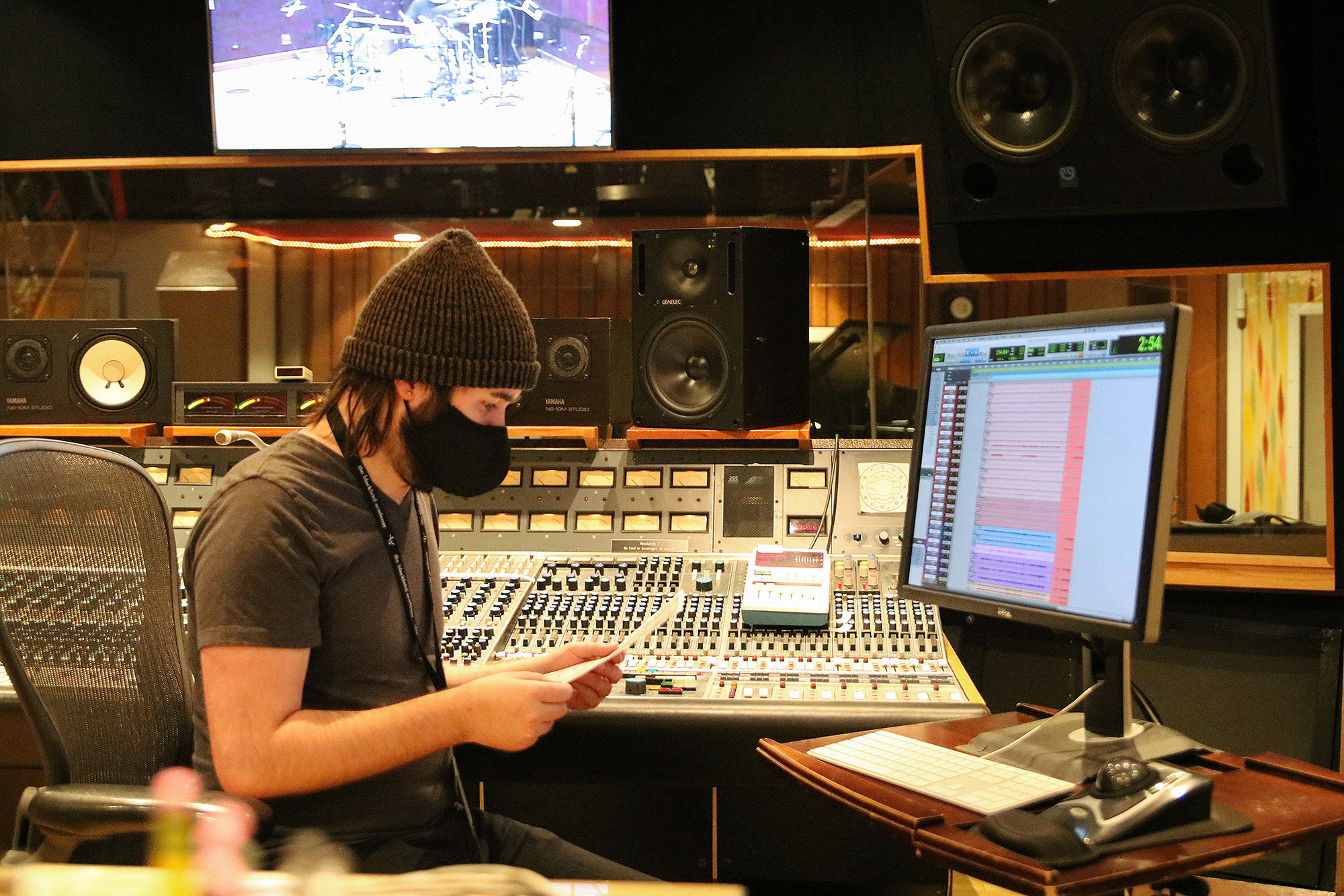 Neve 8078 — Neve 8078 at Blackbird Studio A, Nashville — Phil Madeira session 2021