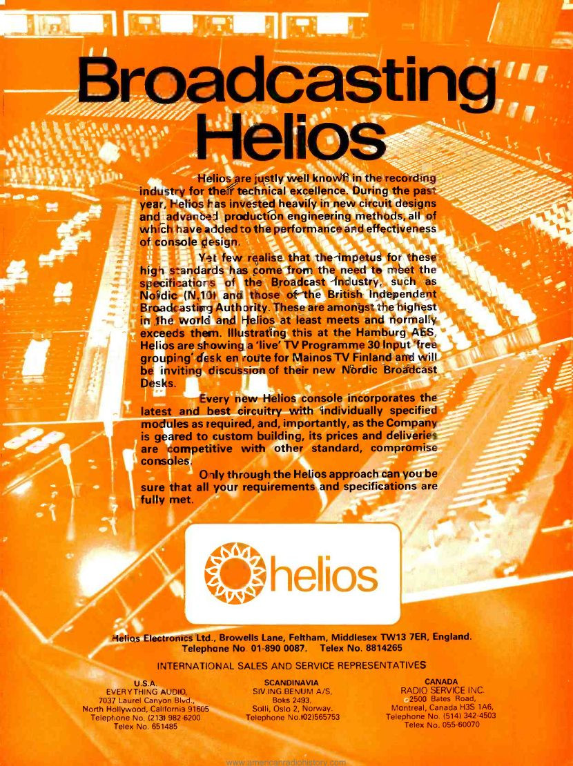 Helios Broadcasting Helios