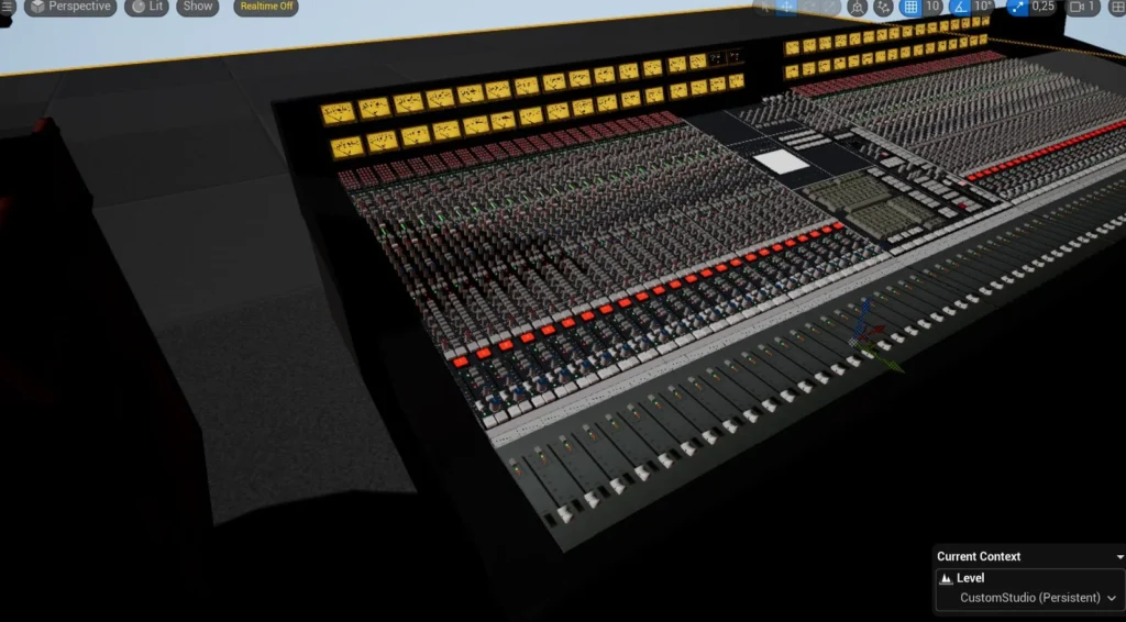 unreal console based upon the famous 4000 SSL G+ series