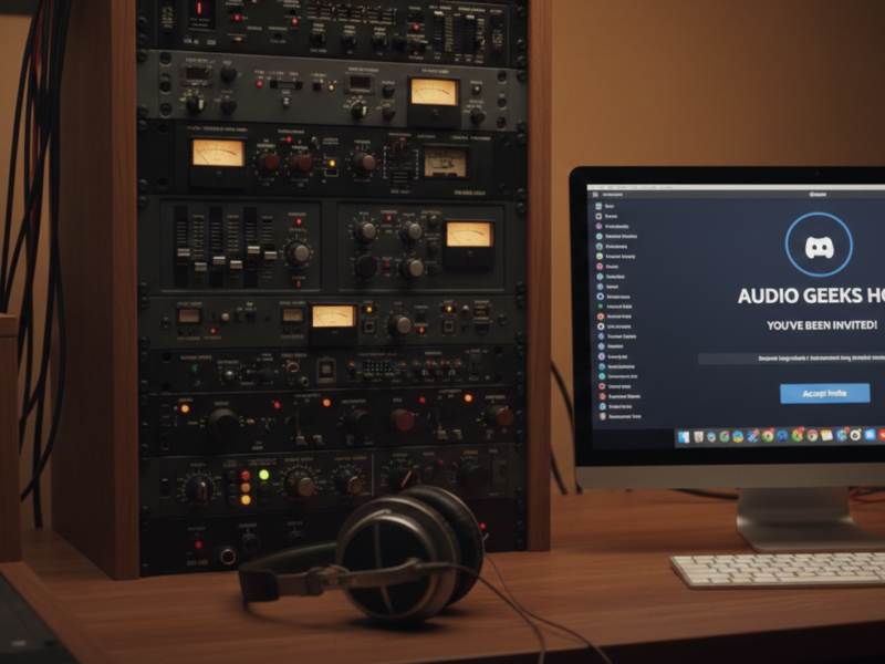 AI-generated concept art for Retro Recordings XR virtual studio environment