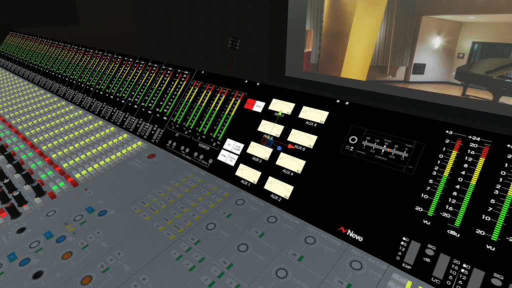 early screenshot Unity3D development of the console, master section was just about to be built