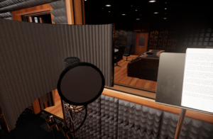 Retro Recordings XR virtual recording studio — Unreal Engine 5 environment screenshot