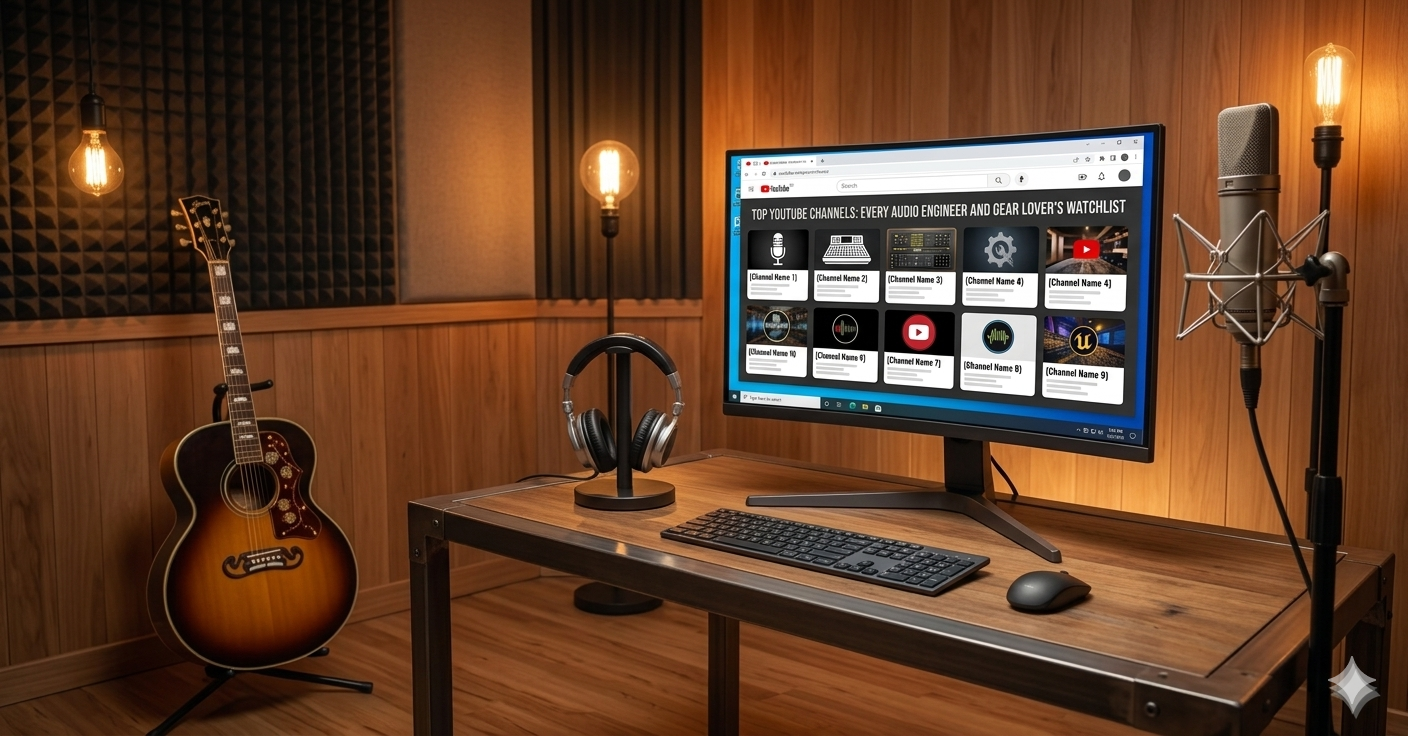 Youtube channels audio engineers and gear lovers should be watching