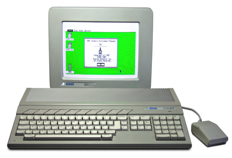Atari 1040 ST with hand-soldered memory upgrades